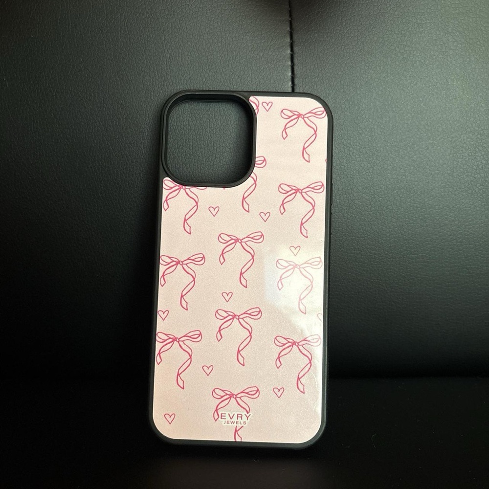 Pink Bow Pattern Phone Case